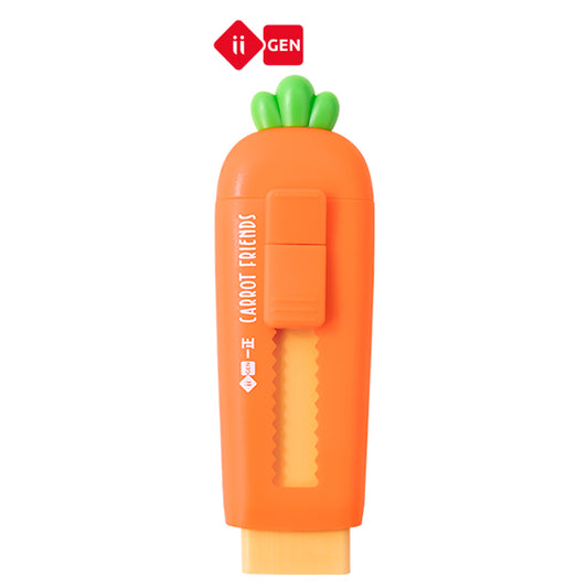 Carrot Push Pull Eraser