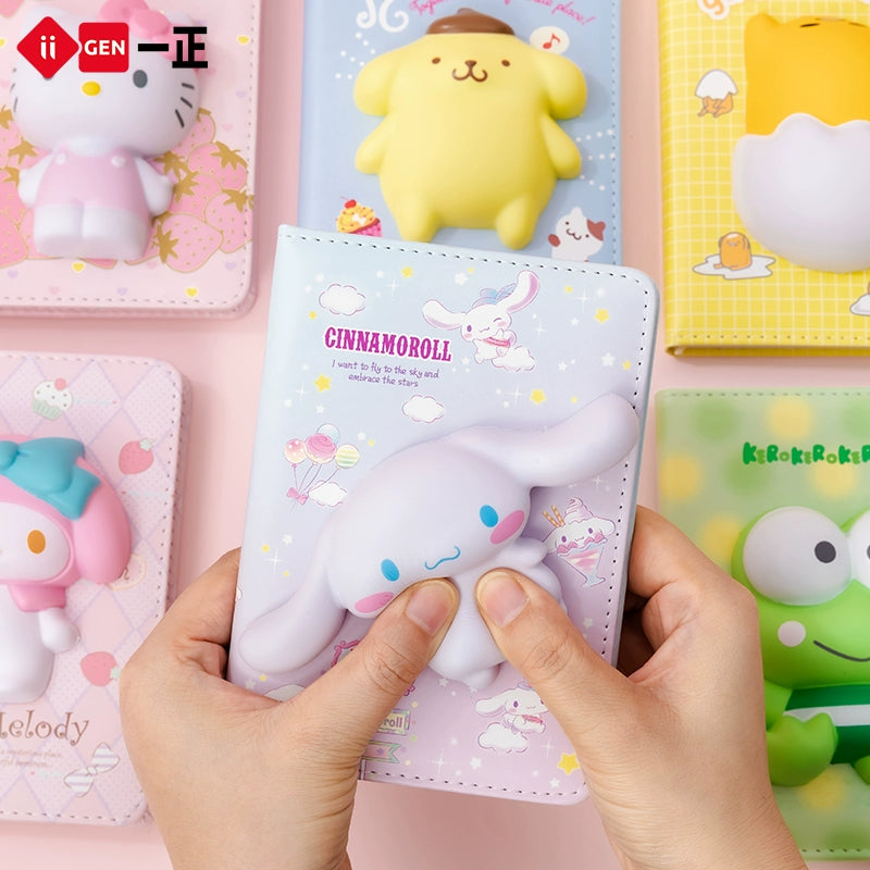 Sanrio Character Mini Stress Relief Notebook