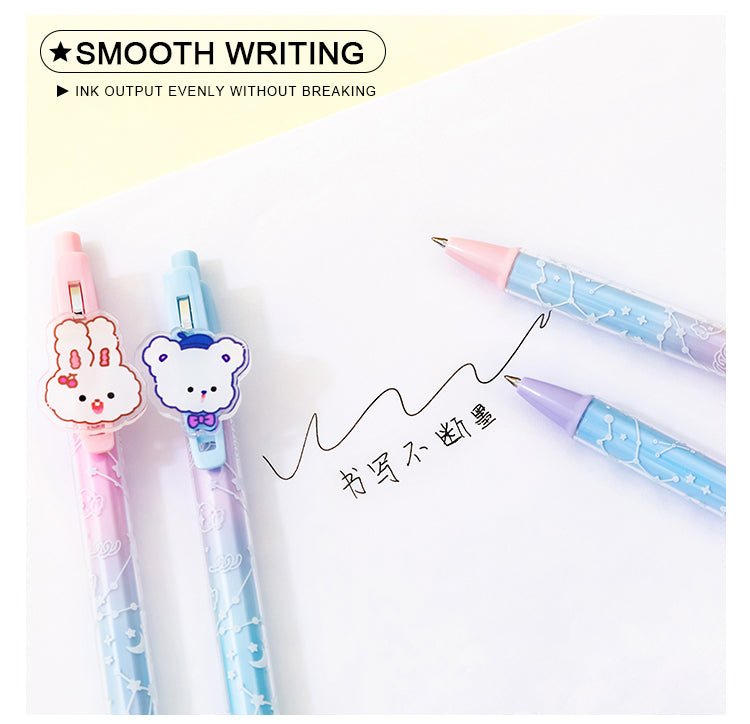 0.5MM Creative Cartoon Black Gel Pen 1 Pc Random