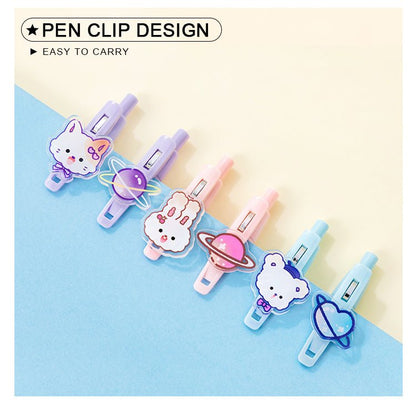 0.5MM Creative Cartoon Black Gel Pen 1 Pc Random