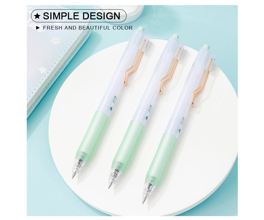 0.5MM Student Stationery Gel Pen - 3/6 Pcs