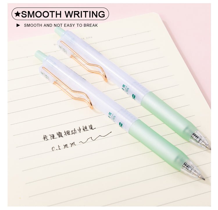 0.5MM Student Stationery Gel Pen - 3/6 Pcs