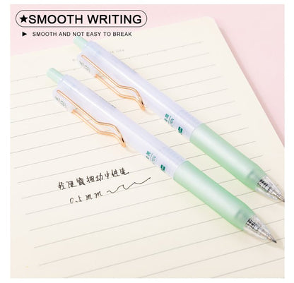 0.5MM Student Stationery Gel Pen - 3/6 Pcs