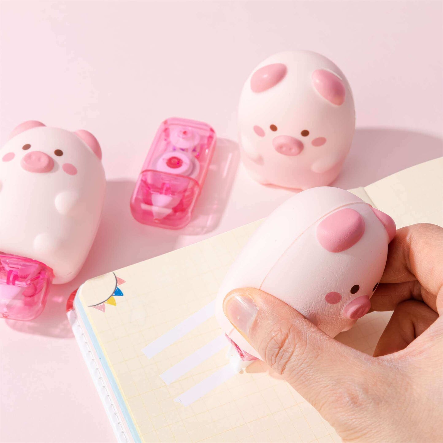 Piggy Squishy Correction Tape