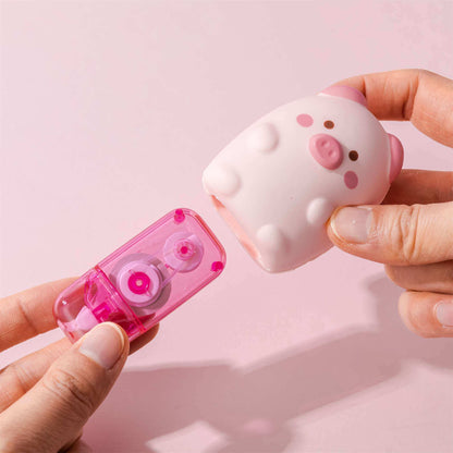 Piggy Squishy Correction Tape