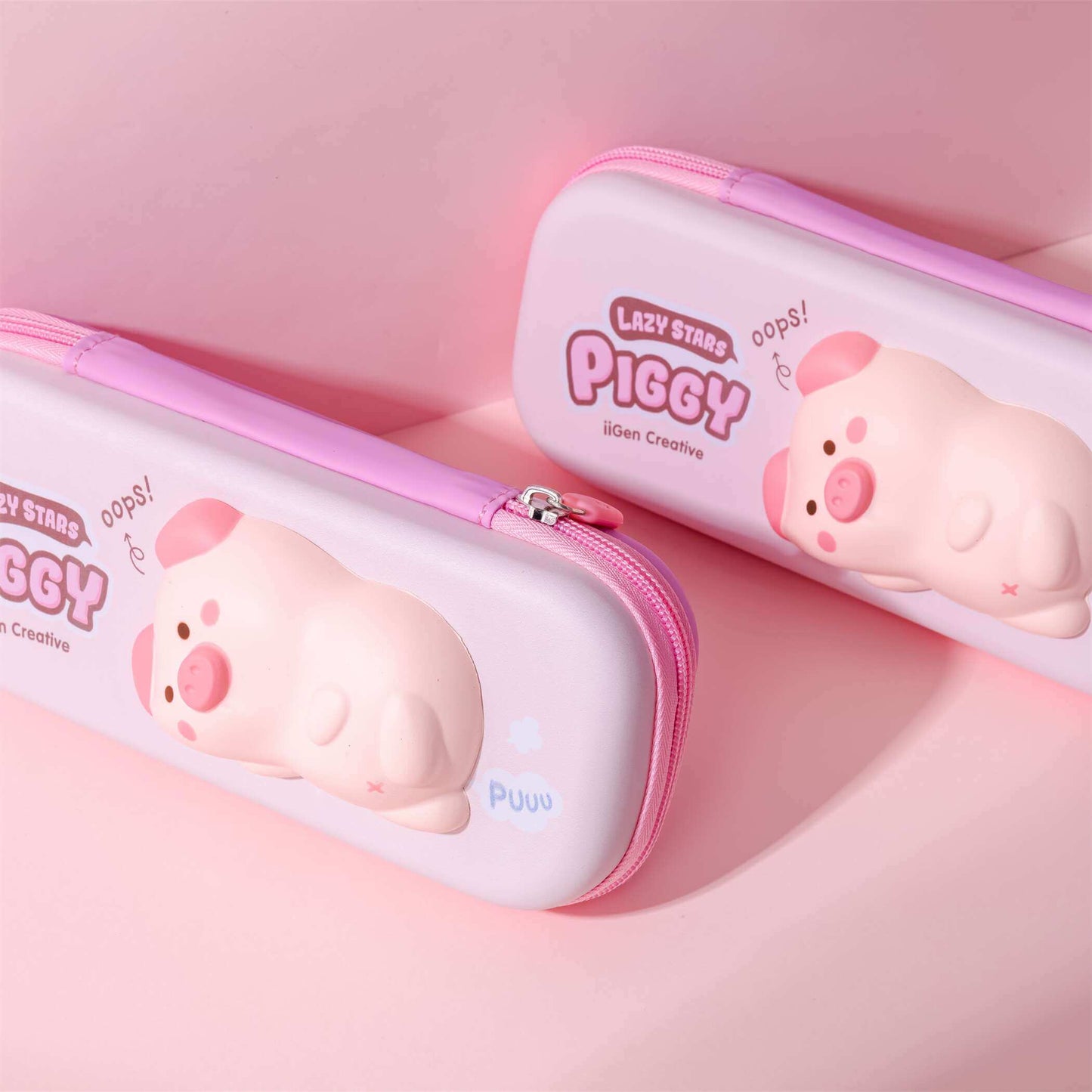 Piggy Squishy Pencil Case