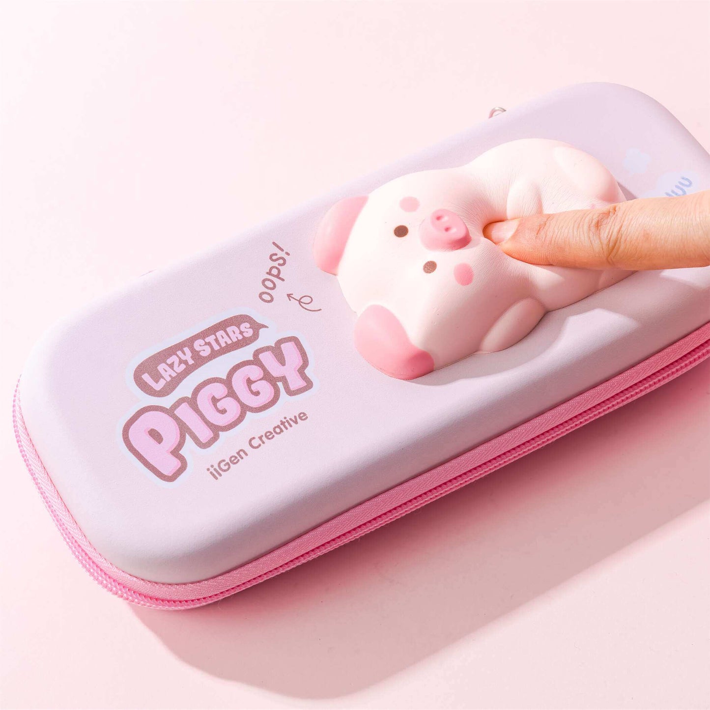 Piggy Squishy Pencil Case