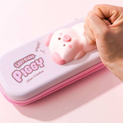 Piggy Squishy Pencil Case