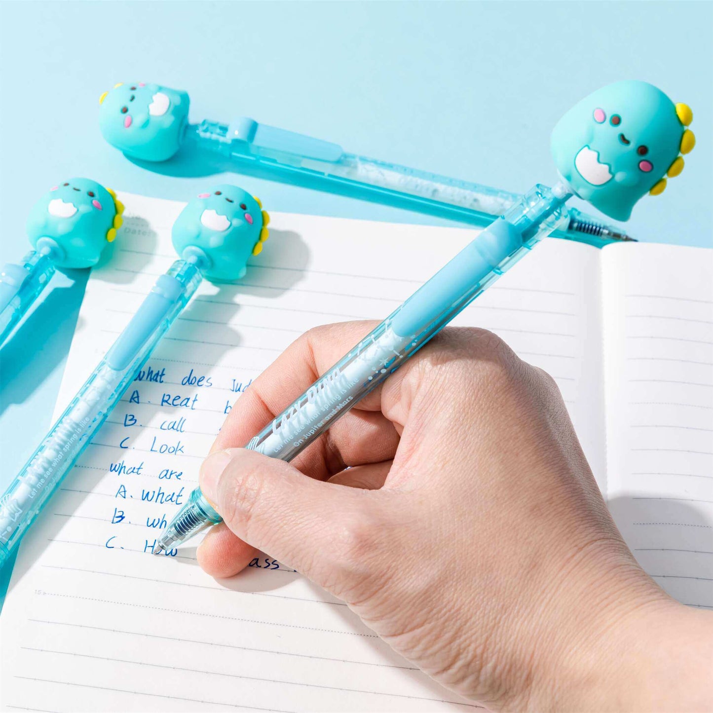 Dinosaur Gel Pen 0.5MM - Blue