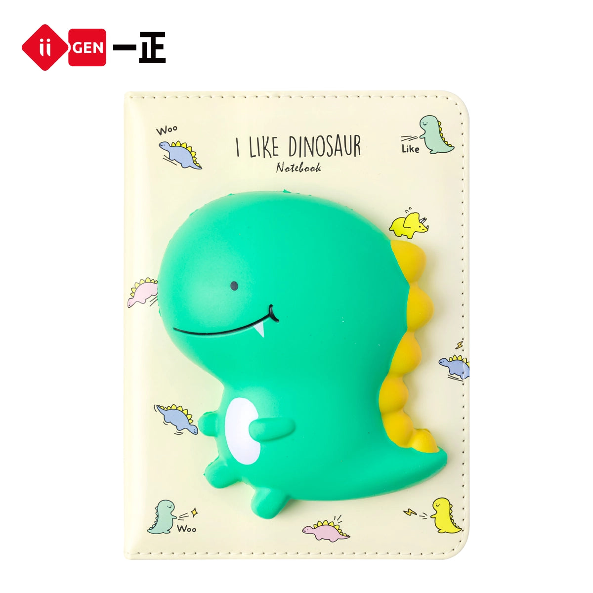 iiGEN Squishy Notebook Dinosaur 128sheets