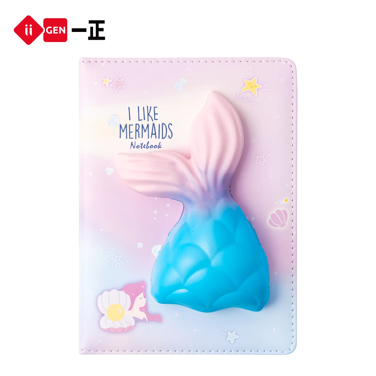 iiGEN Squishy Notebook Mermaid 128sheets