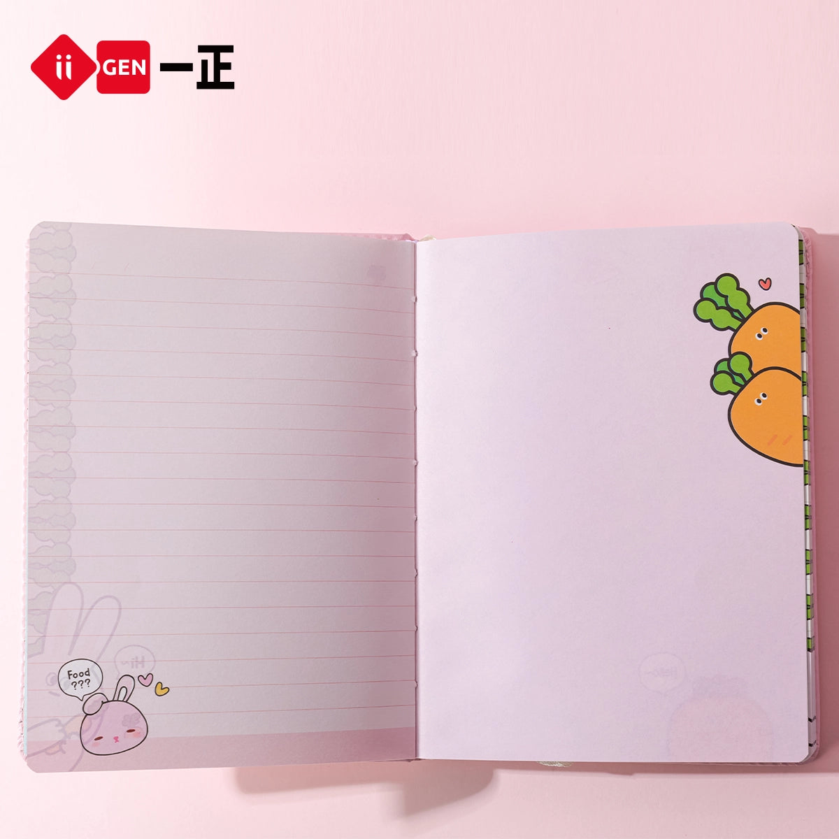 iiGEN Squishy Notebook Peach 128sheets