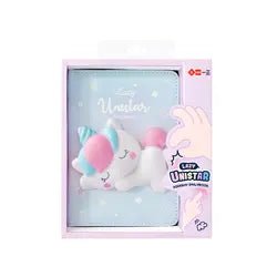 Unicorn Animal Pattern Mini Squishy Notebook