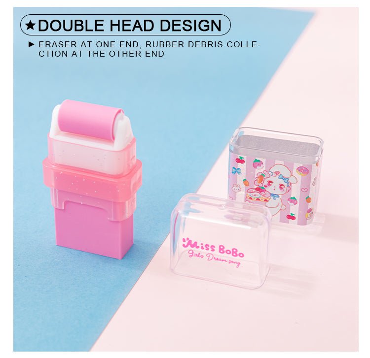 Bubu Rabbit Roller Eraser 2 Pcs Random