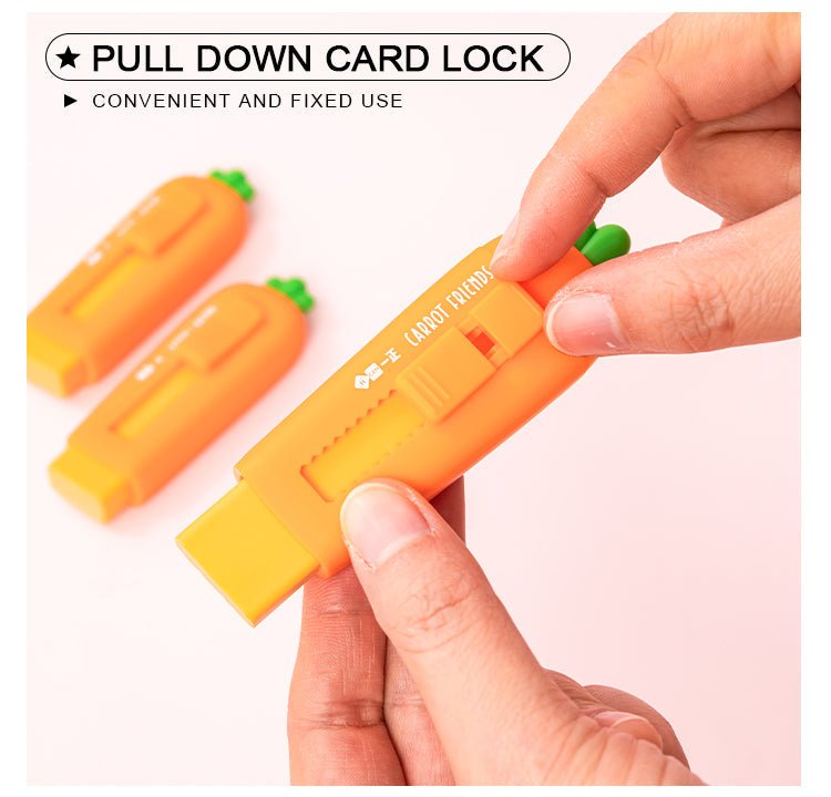 Carrot Push Pull Eraser