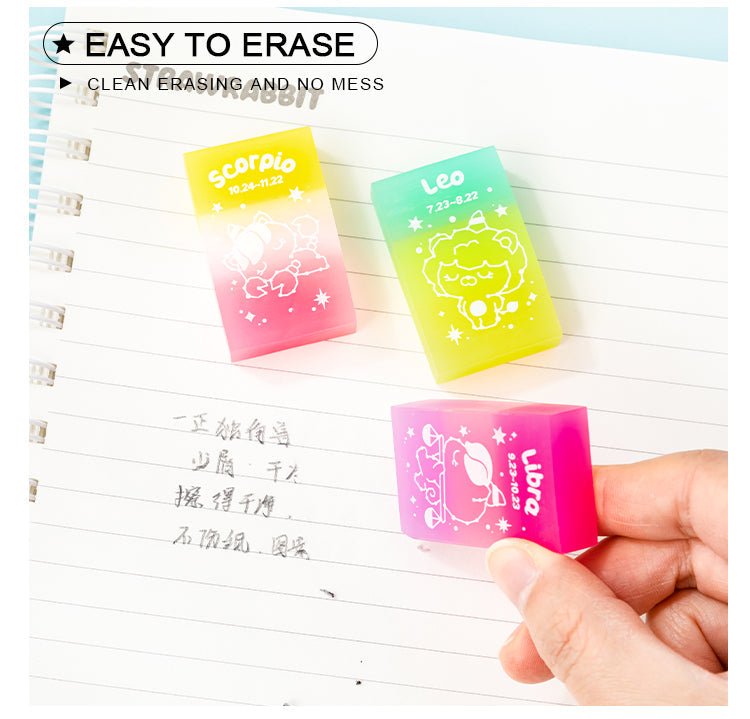 Unicorn Constellation Eraser 3 Pcs Random