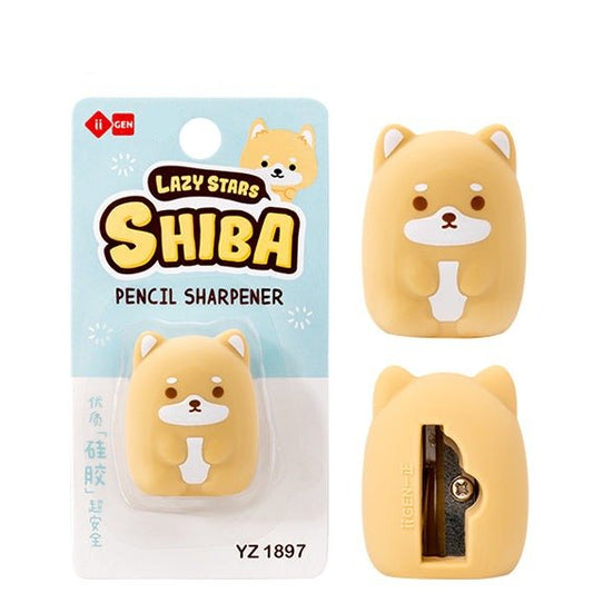 Creative Cartoon Shiba Silicone Sharpener