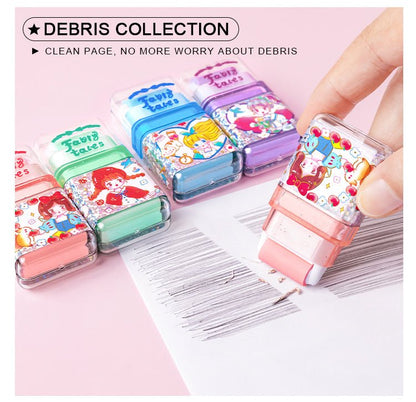 Fairytale Dream Roller Eraser - Set of 4