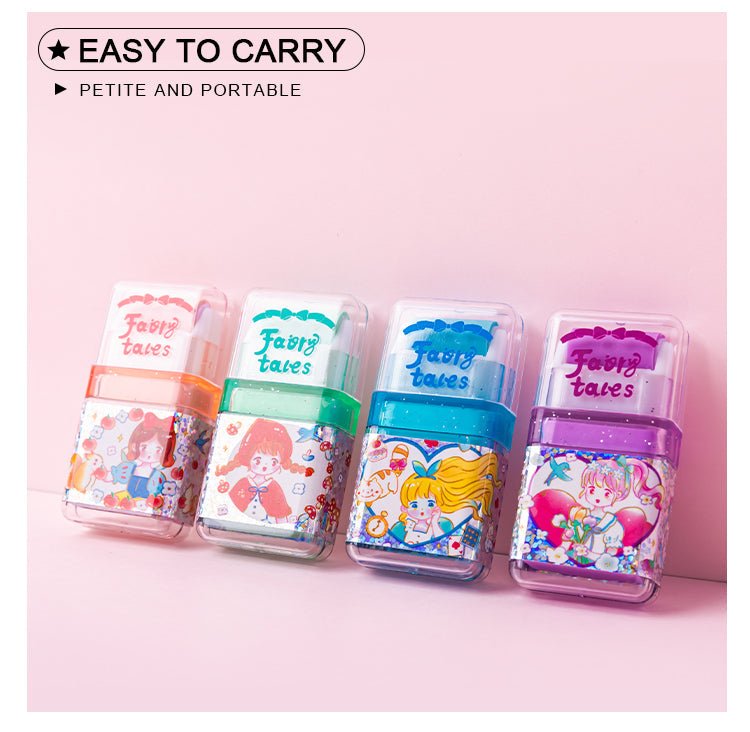 Fairytale Dream Roller Eraser - Set of 4