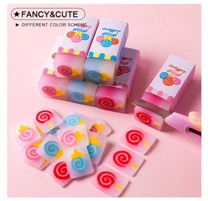 Lollipop Eraser - Set of 3