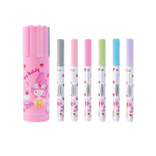 Sanrio Pastel Highlighter 6 colors