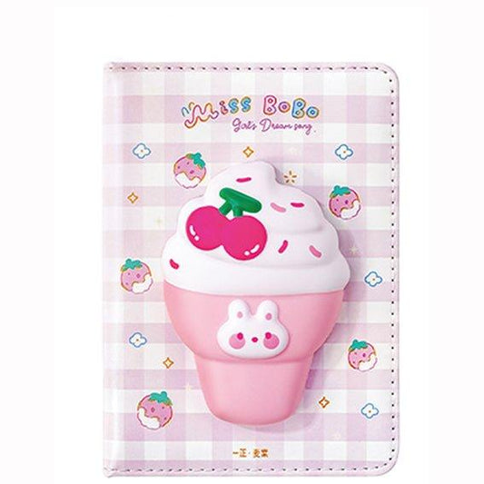 Miss Bobo & Ice Cream Squishy Notebook