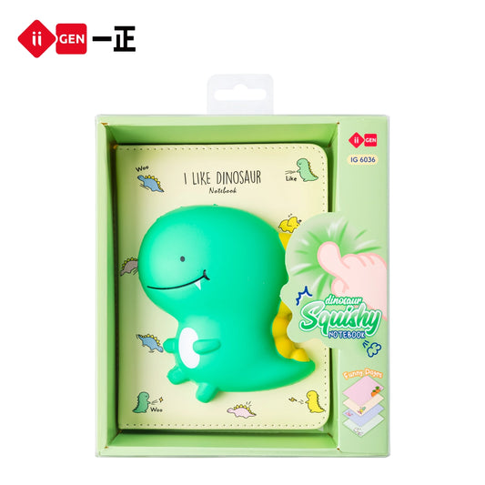 iiGEN Squishy Notebook Dinosaur 128sheets