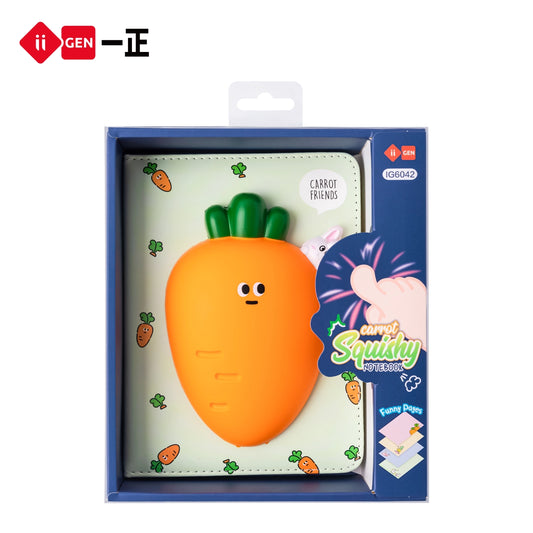 iiGEN Squishy Notebook Carrot 128sheets